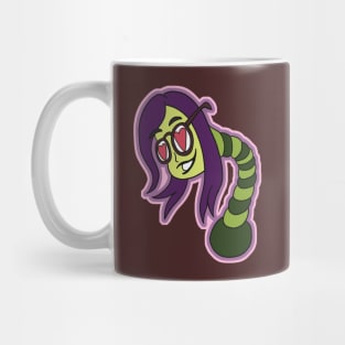 Snake Worm Mutant Girl Mug